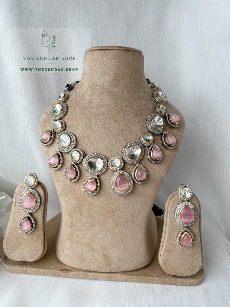 Eternal in Light Pink Necklace Sets THE KUNDAN SHOP 