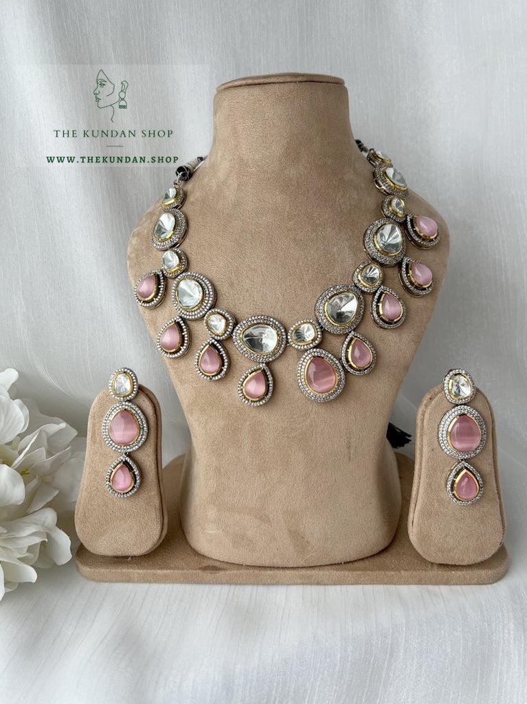 Eternal in Light Pink Necklace Sets THE KUNDAN SHOP 