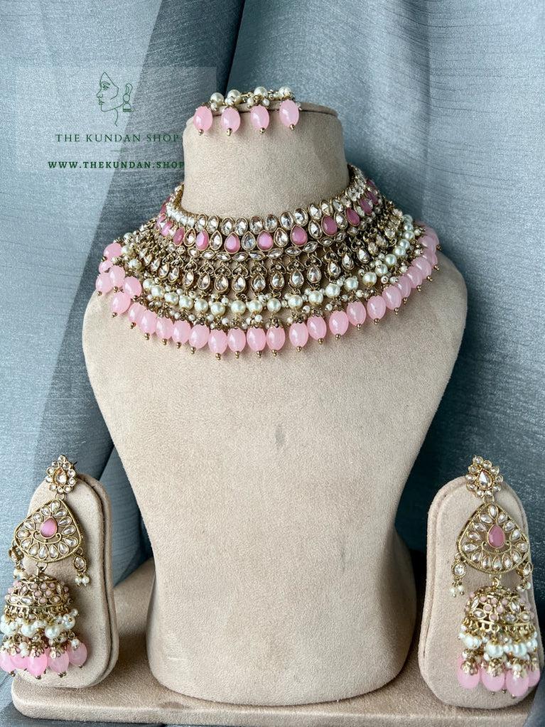 Influential in Light Pink Necklace Sets THE KUNDAN SHOP 
