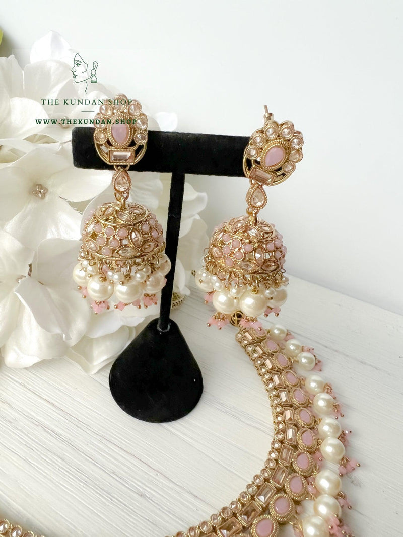 Good Intentions in Light Pink Necklace Sets THE KUNDAN SHOP 