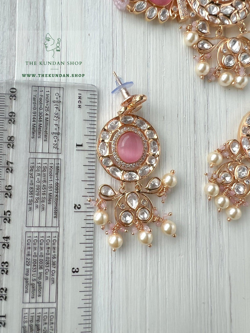 Idyllic Kundan in Pink Necklace Sets THE KUNDAN SHOP 