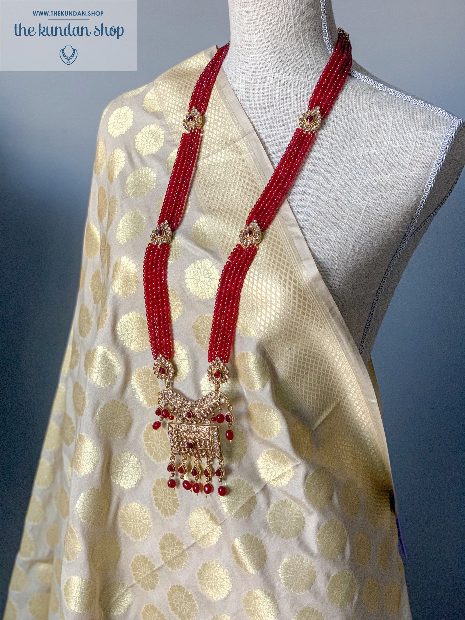 Endless Love - Ruby, Necklace Sets - THE KUNDAN SHOP