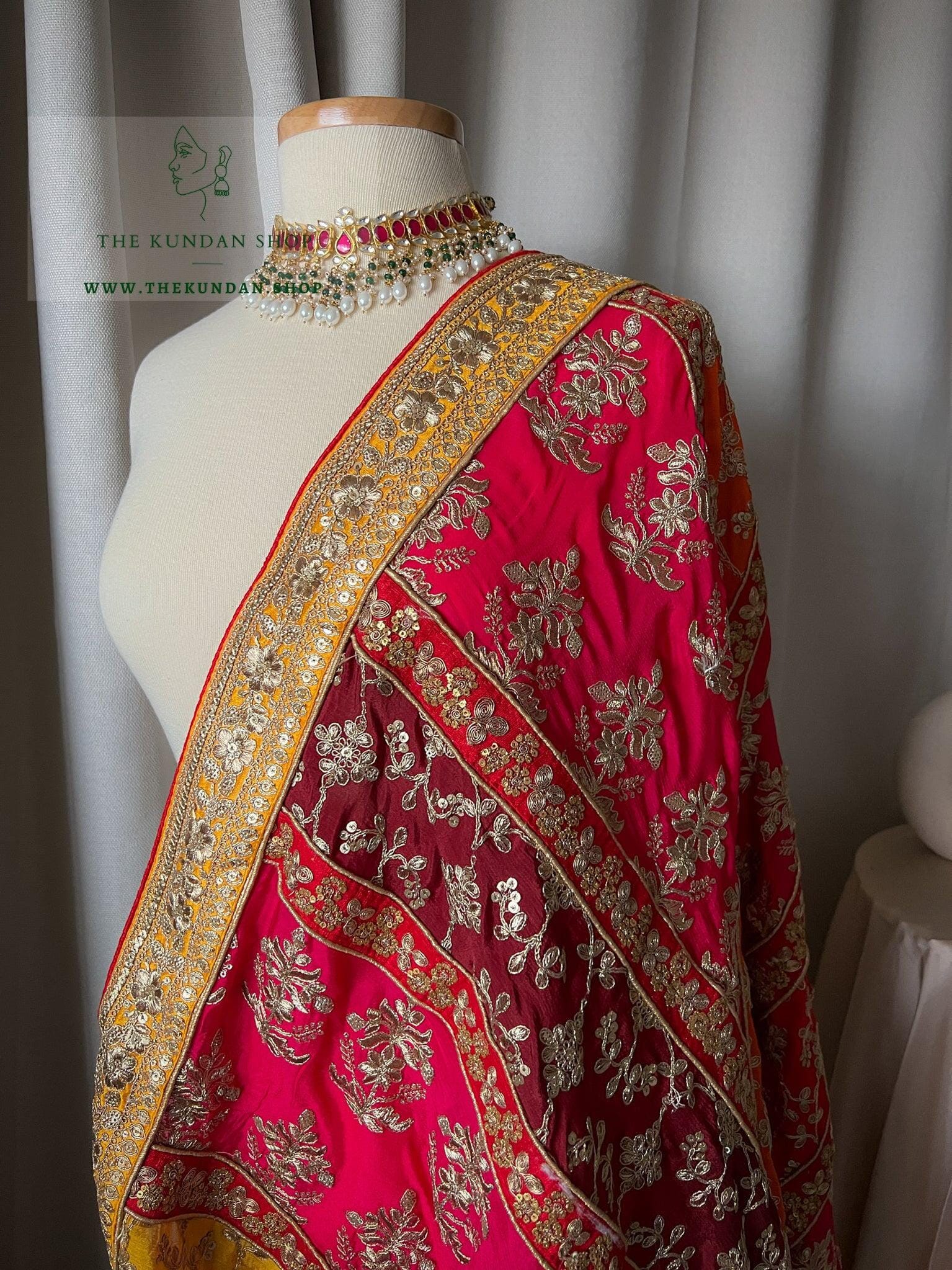 The Radiant Colors - 3.0 Dupatta THE KUNDAN SHOP 
