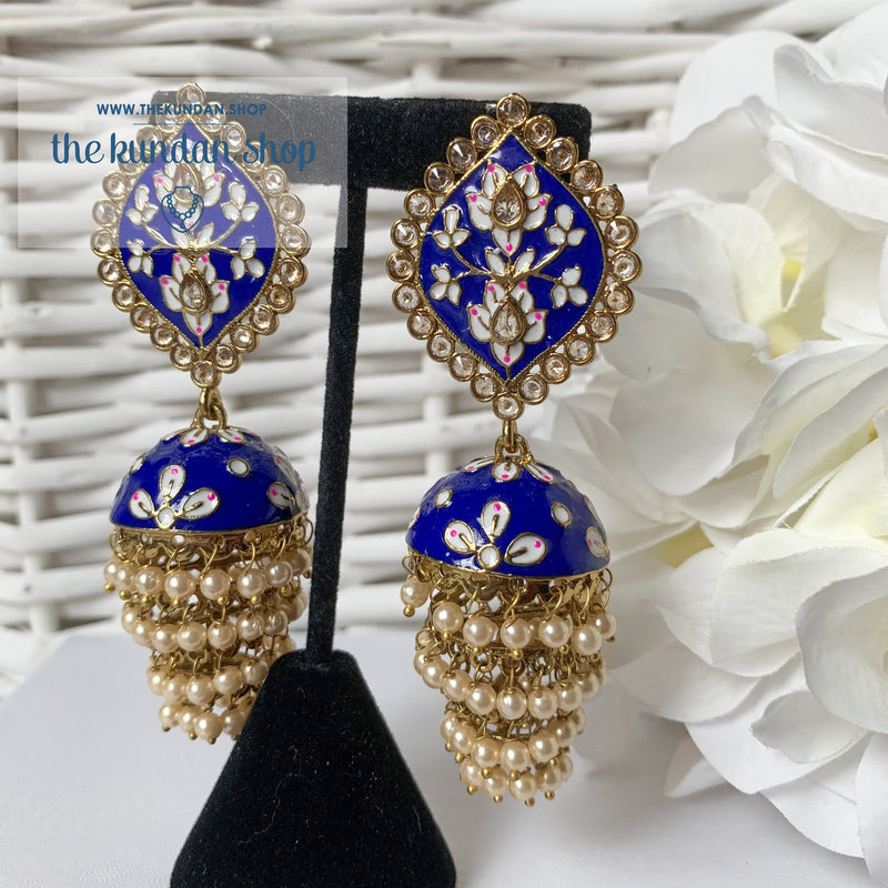 Layers in Paint, Earrings - THE KUNDAN SHOP