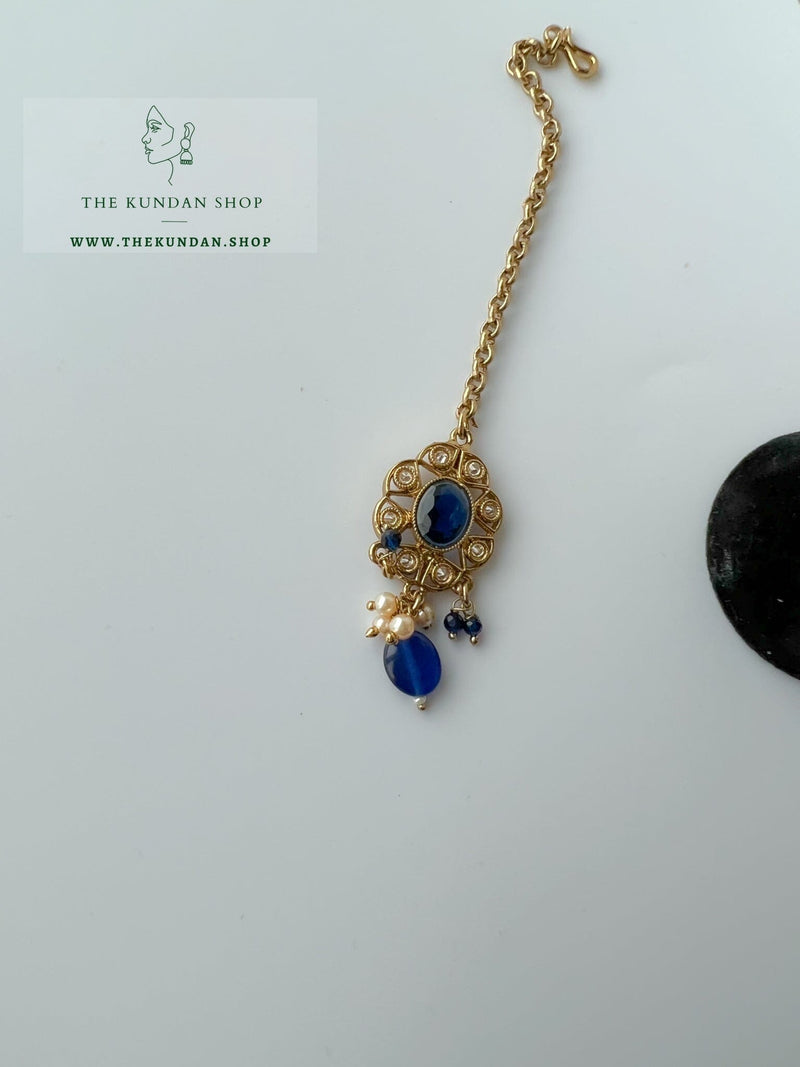Reunite in Midnight Blue Necklace Sets THE KUNDAN SHOP 