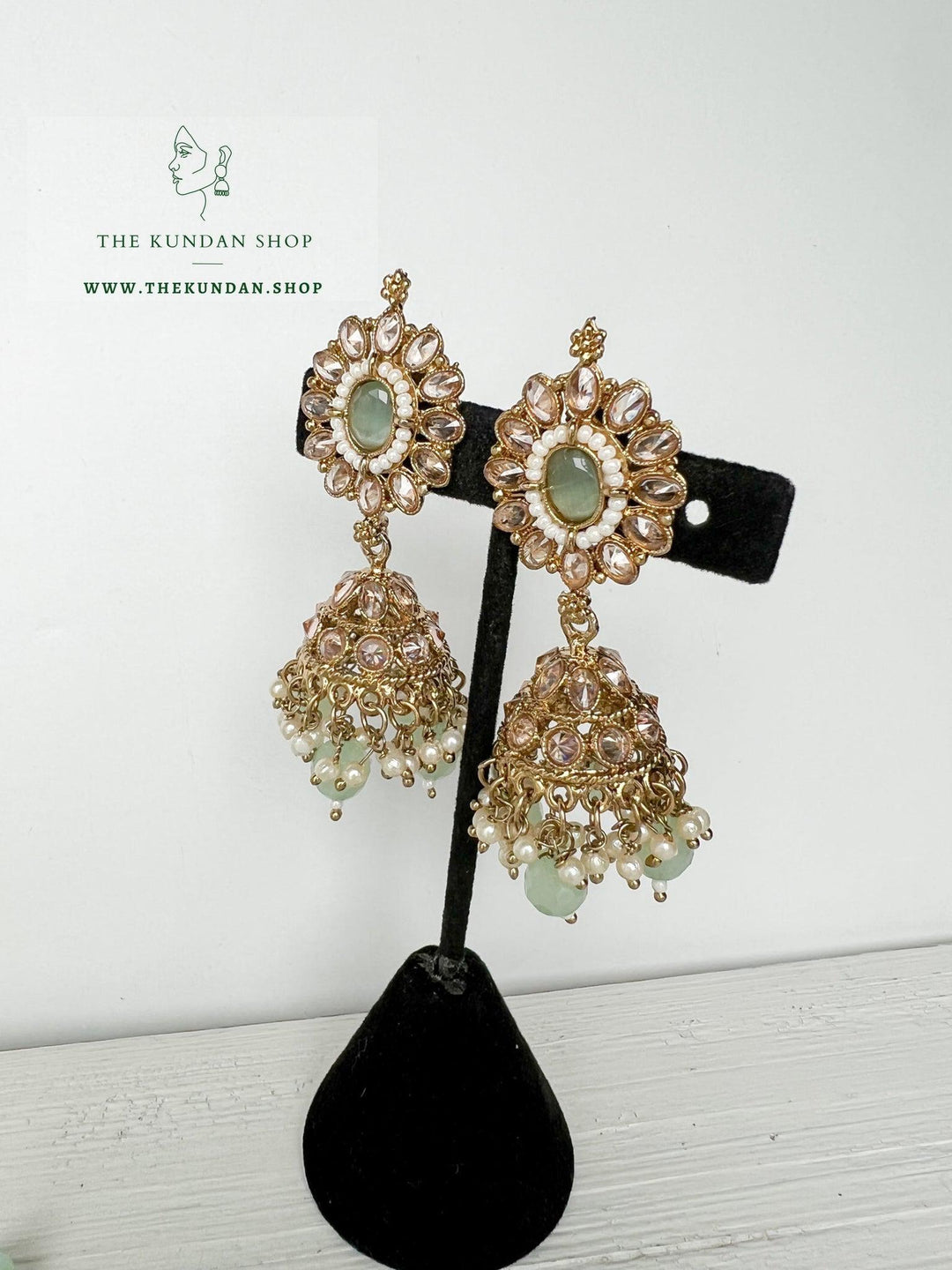 Rebel in Mint Necklace Sets THE KUNDAN SHOP 