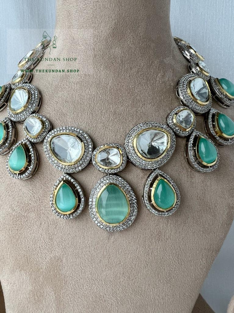 Eternal in Mint Necklace Sets THE KUNDAN SHOP 