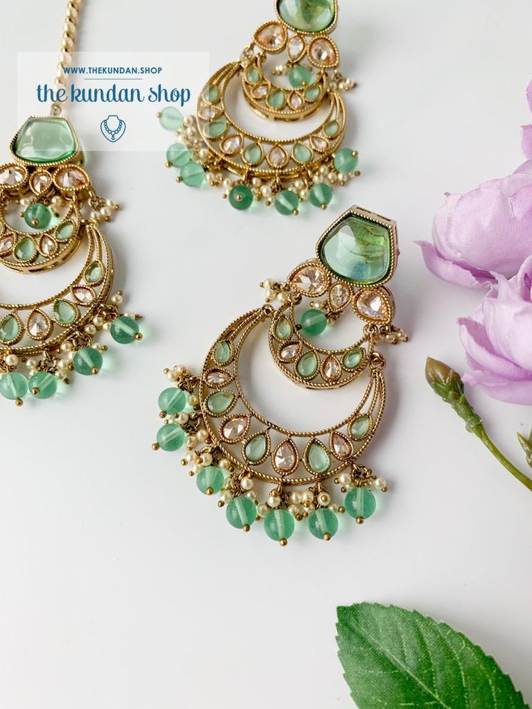 Dependant in Mint Jewelry Sets THE KUNDAN SHOP 