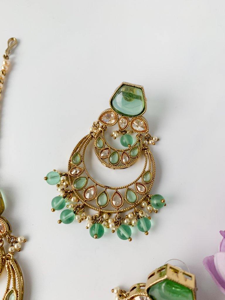 Dependant in Mint Jewelry Sets THE KUNDAN SHOP 