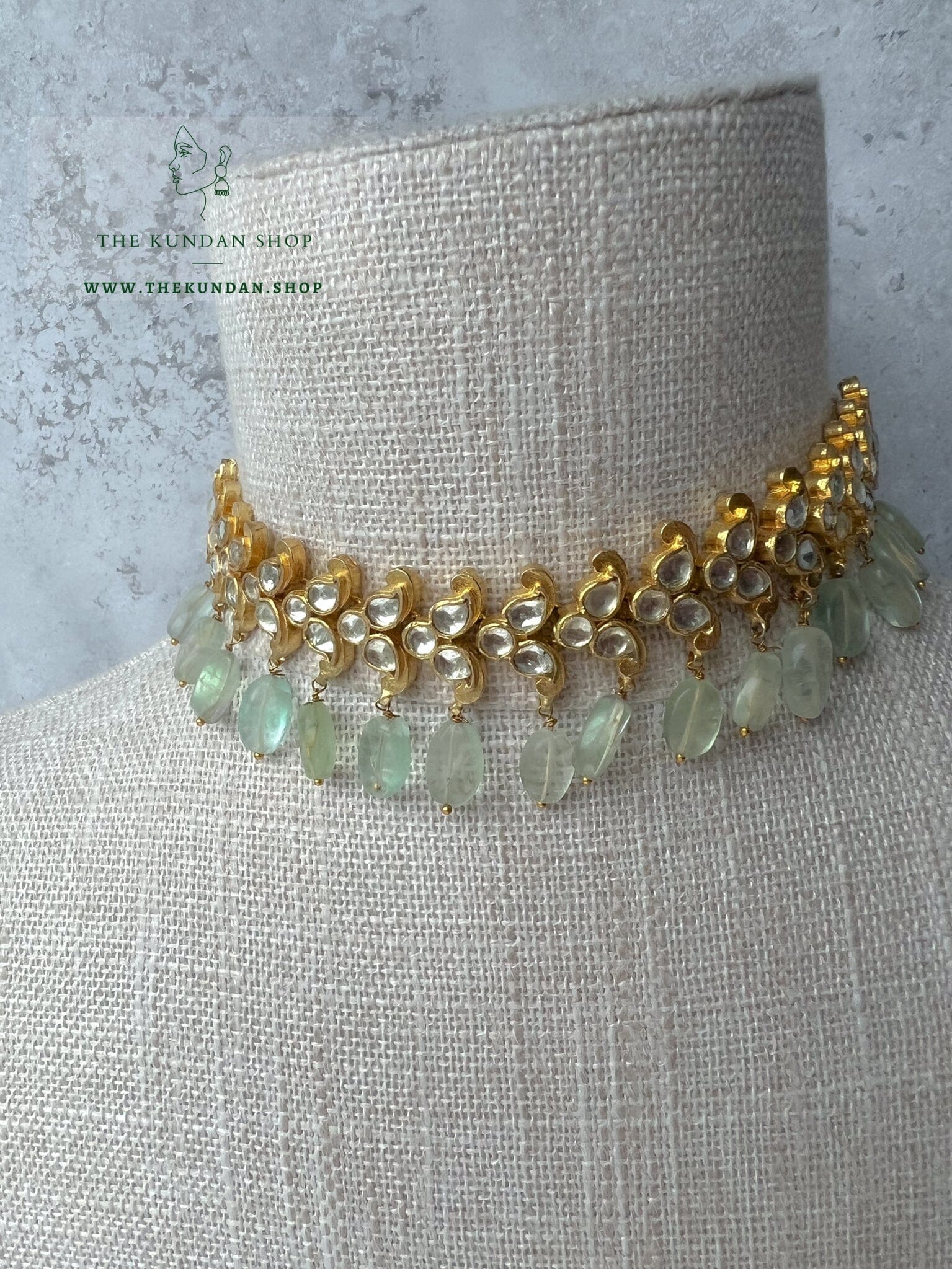 Apparant in Sage Necklace Sets THE KUNDAN SHOP 