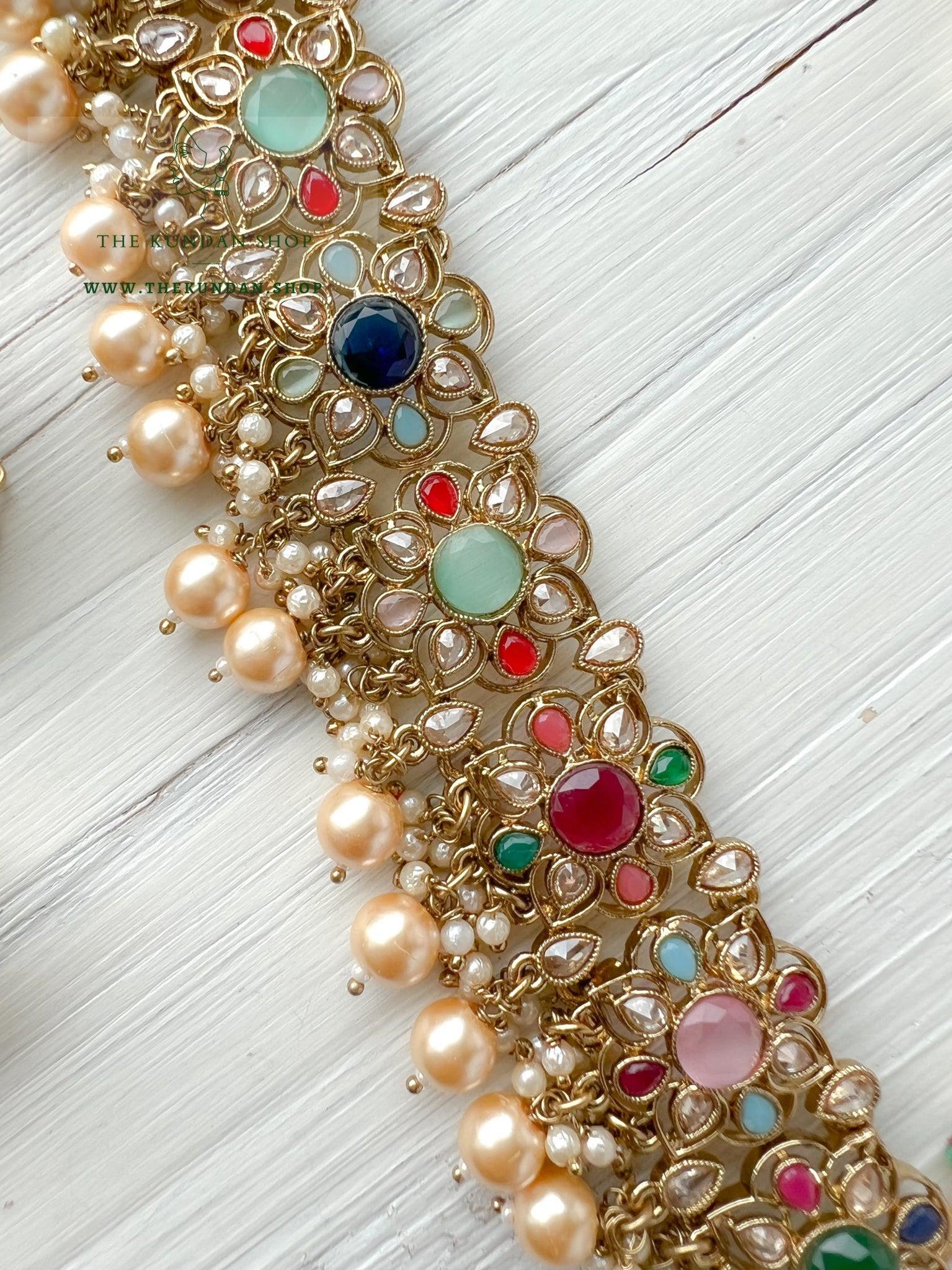 Carefree in Multi Necklace Sets THE KUNDAN SHOP 