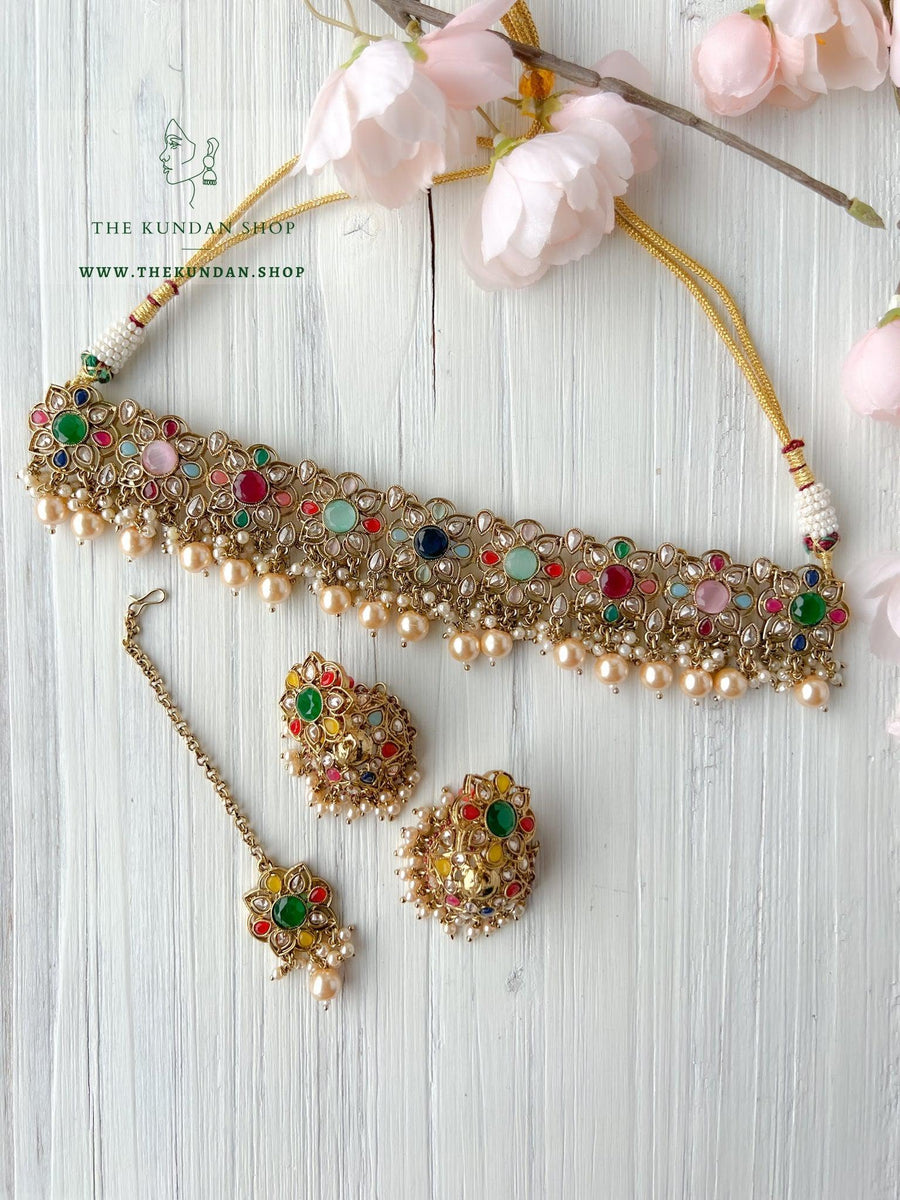 Carefree in Multi Necklace Sets THE KUNDAN SHOP 