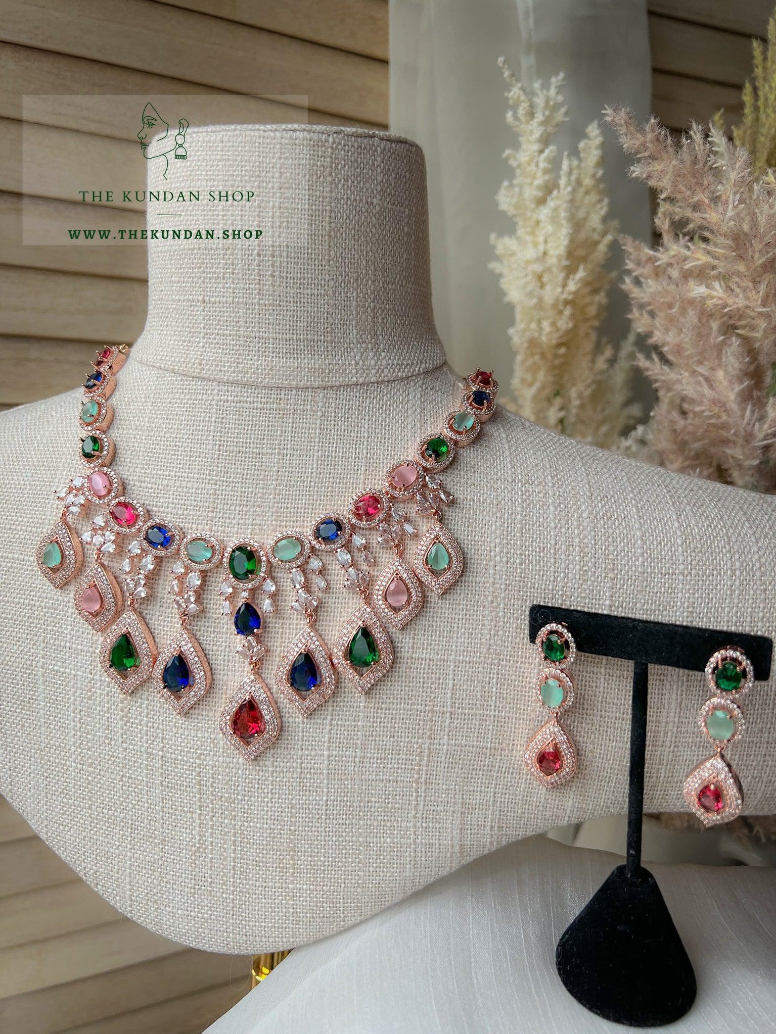 Wanderlust in Multi Necklace Sets THE KUNDAN SHOP 