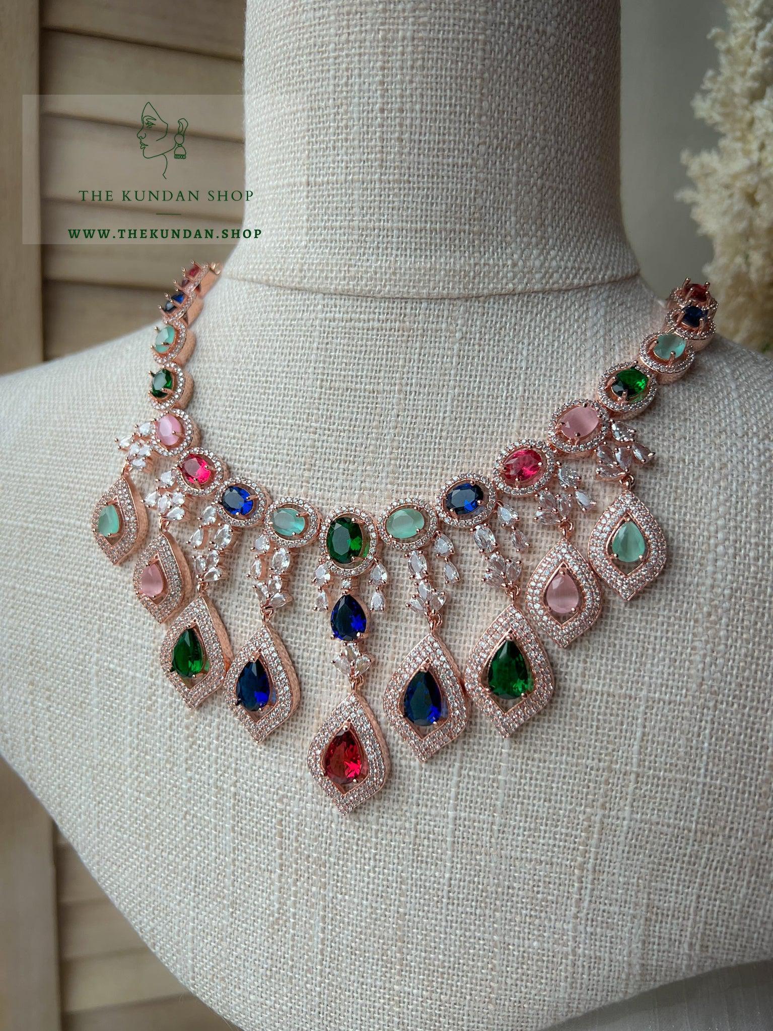 Wanderlust in Multi Necklace Sets THE KUNDAN SHOP 