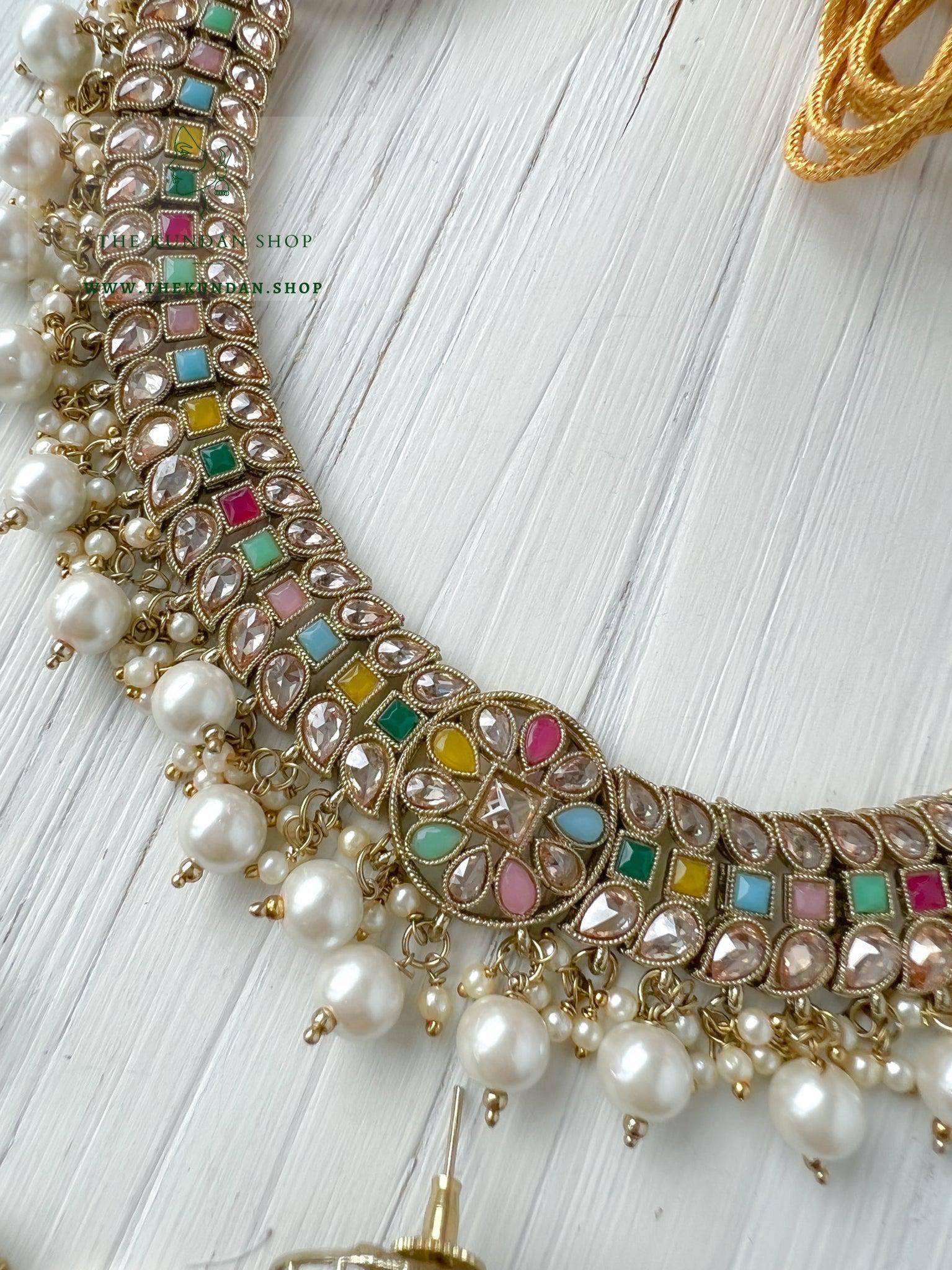 Sundown in Multi Necklace Sets THE KUNDAN SHOP 