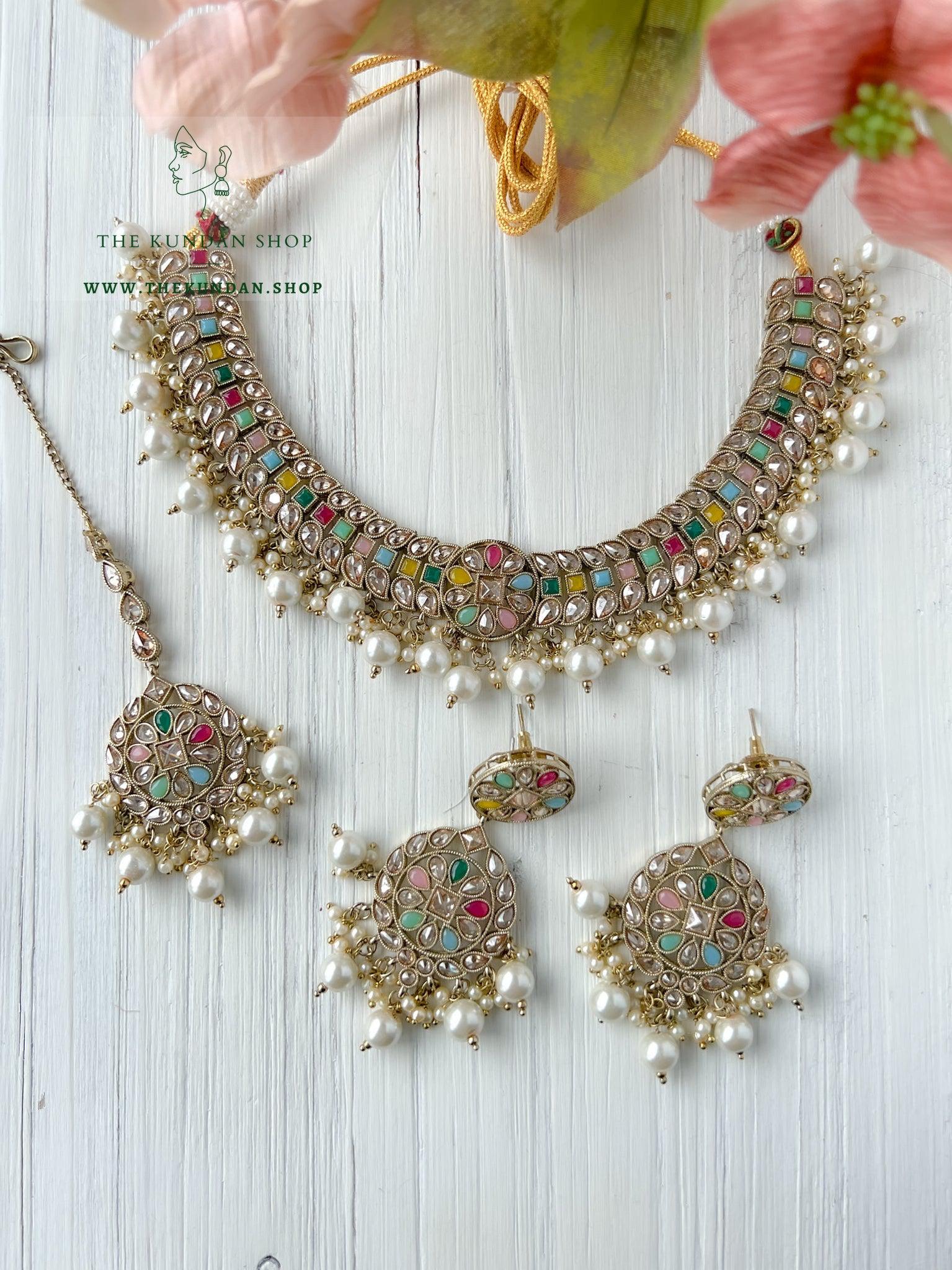 Sundown in Multi Necklace Sets THE KUNDAN SHOP 