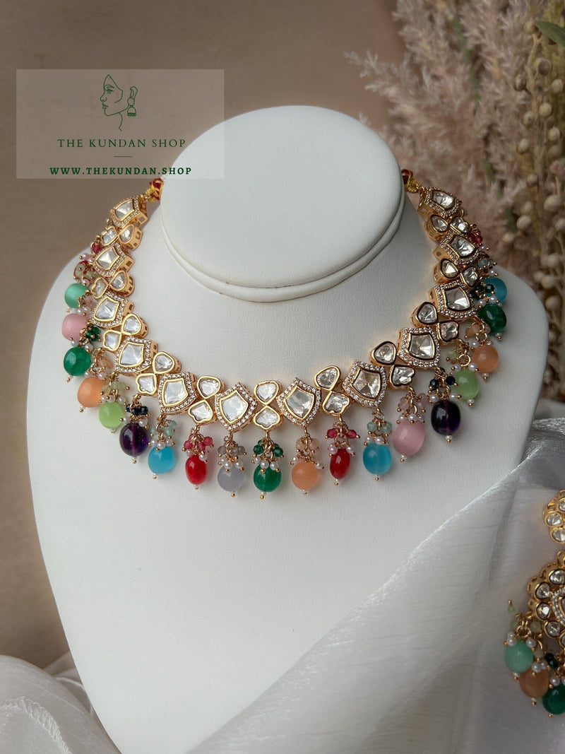 Little Surprise in Multi Necklace Sets THE KUNDAN SHOP 