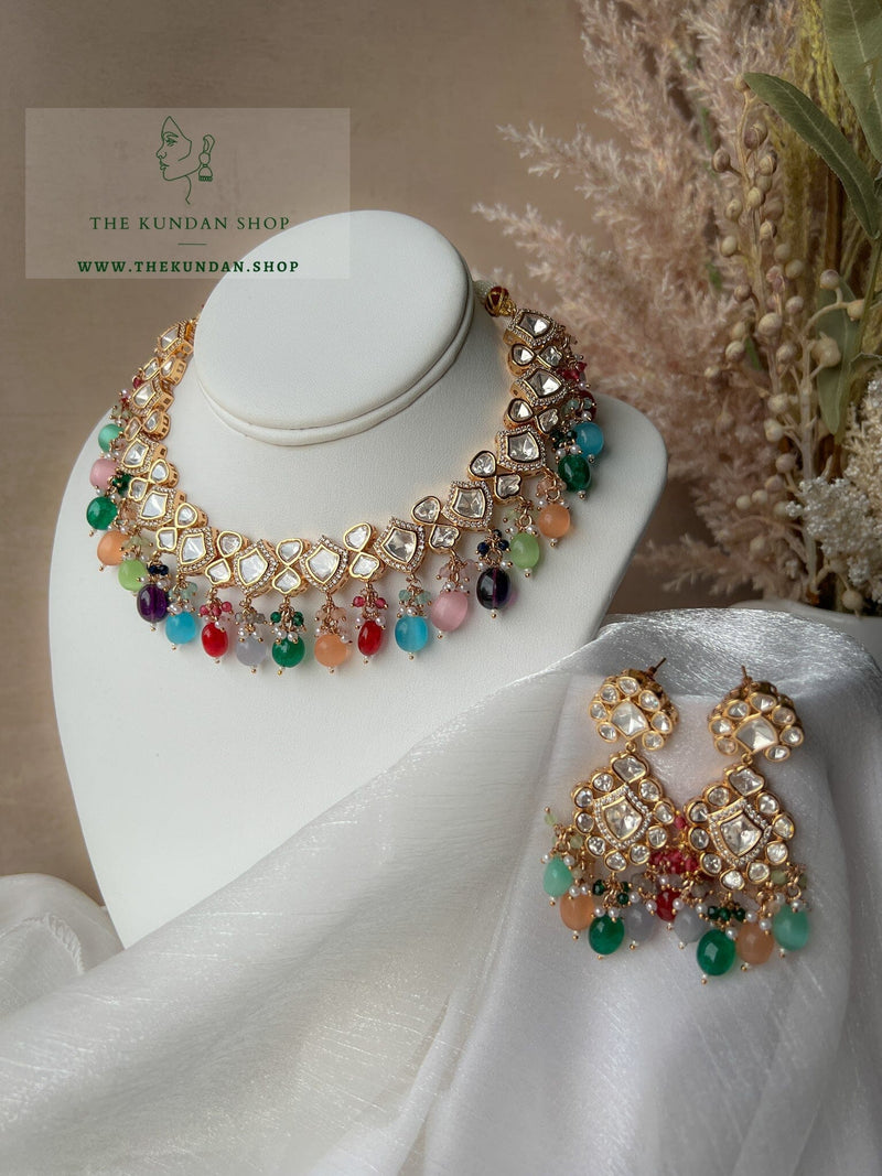 Little Surprise in Multi Necklace Sets THE KUNDAN SHOP 