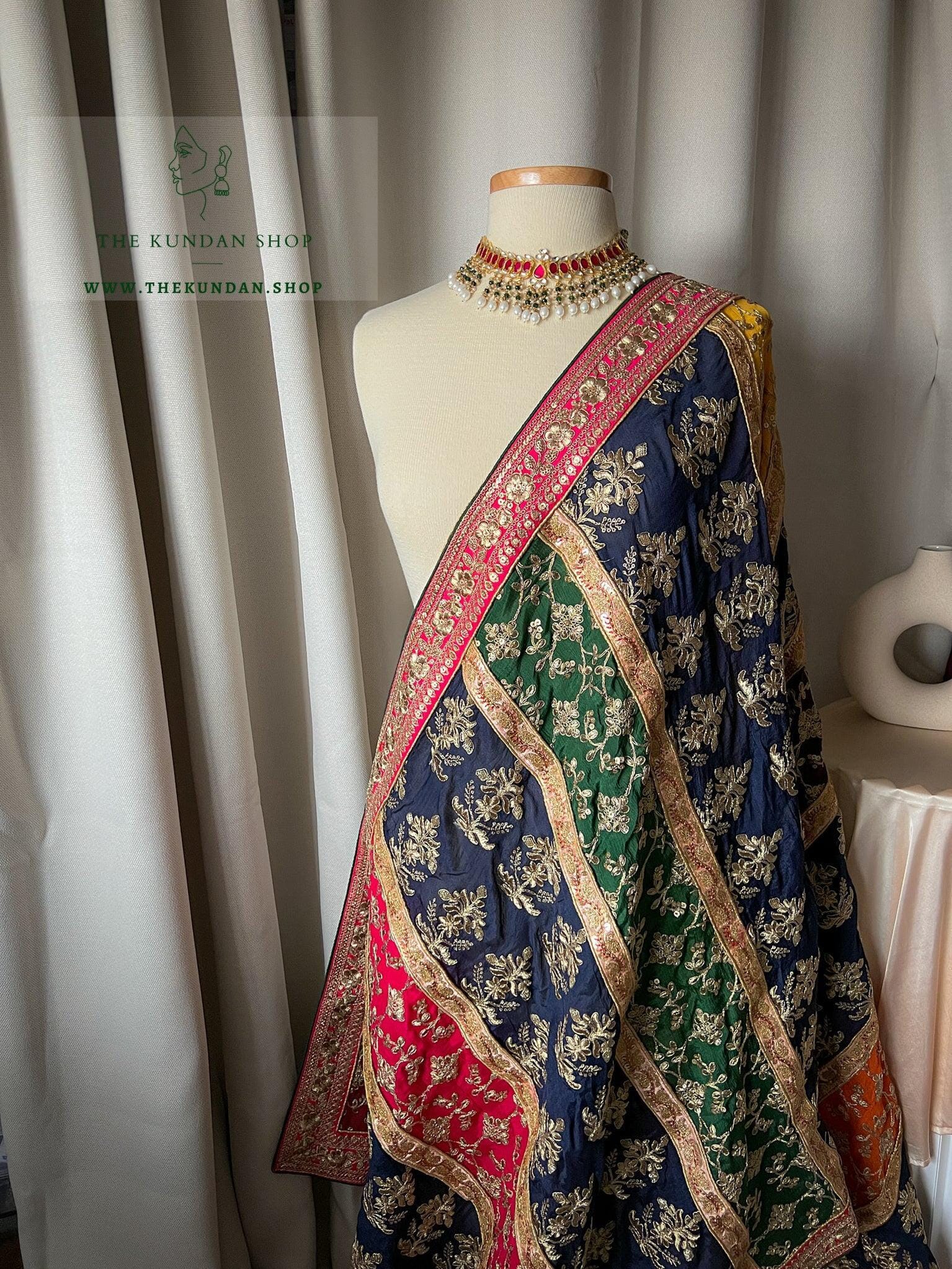 The Radiant Colors - 4.0 Dupatta THE KUNDAN SHOP 
