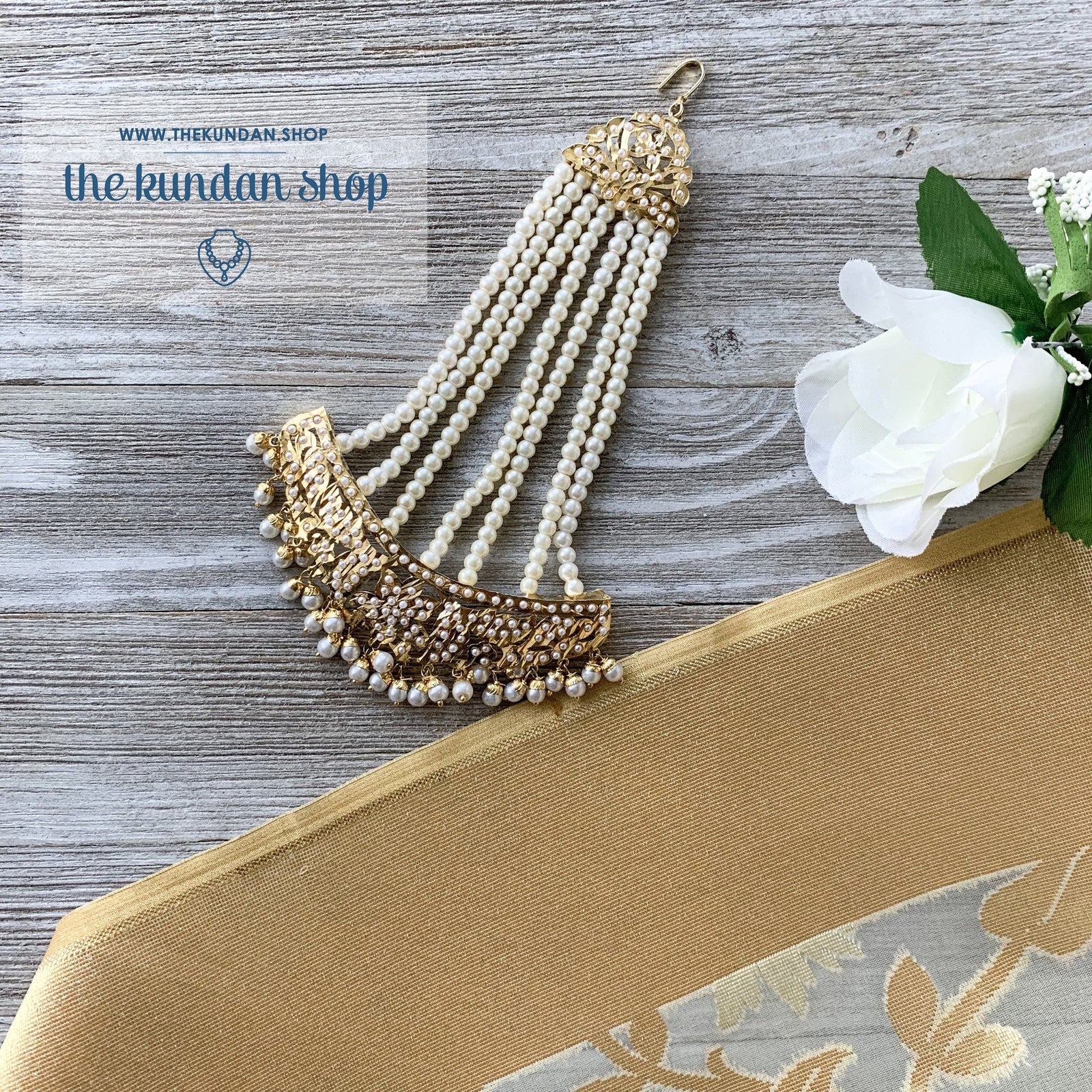 Oversize Traditional Jadau Passa, Passa - THE KUNDAN SHOP