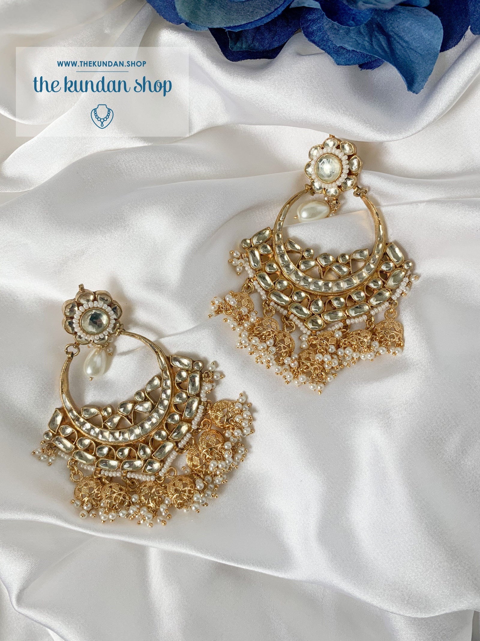 Tenacious in Kundan Earrings THE KUNDAN SHOP 