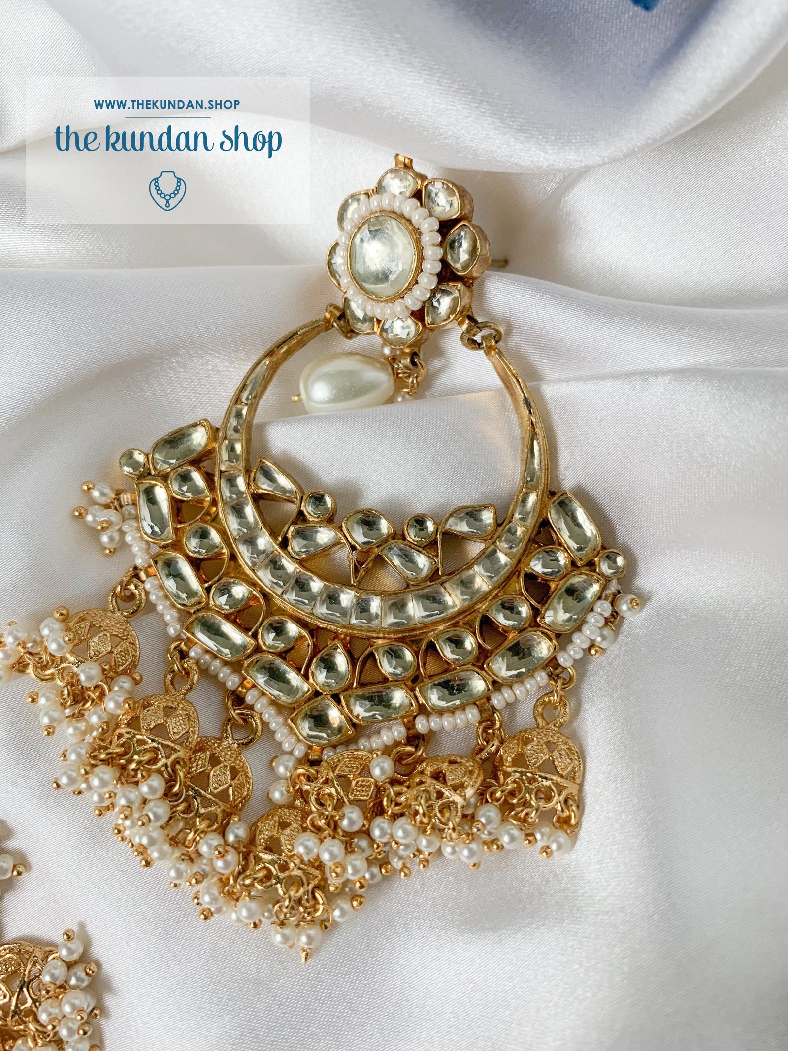 Tenacious in Kundan Earrings THE KUNDAN SHOP 
