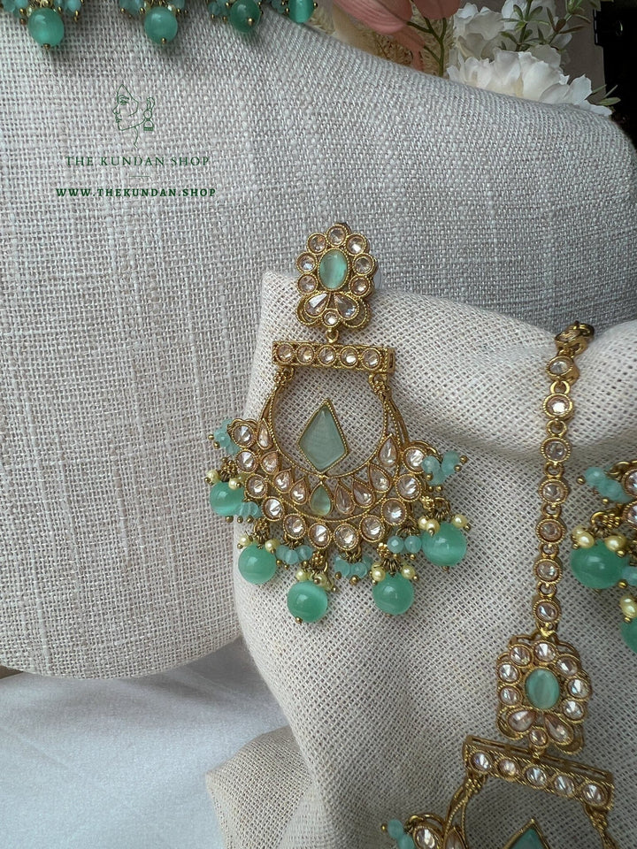 Promising Polki in Pastel Necklace Sets THE KUNDAN SHOP 