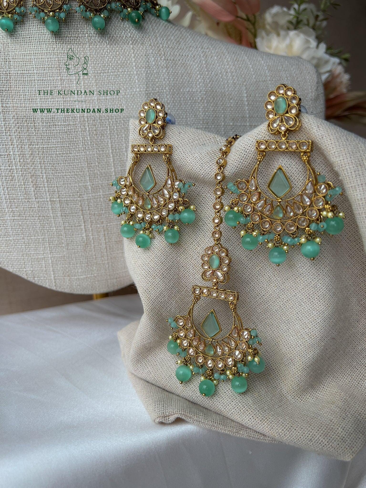 Promising Polki in Pastel Necklace Sets THE KUNDAN SHOP 
