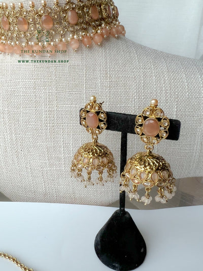 Reunite in Peach Necklace Sets THE KUNDAN SHOP 