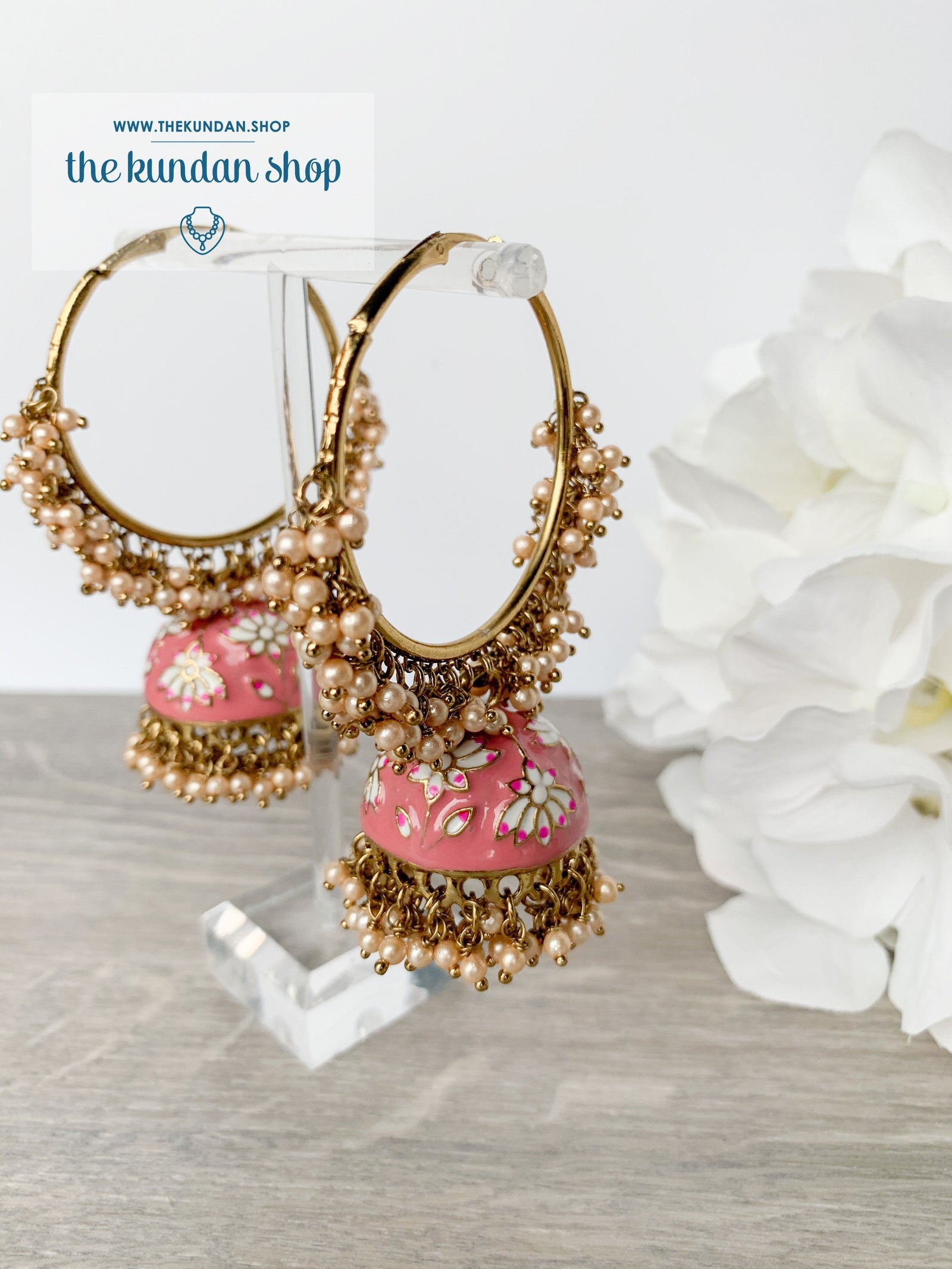 Pearl Clusters & Flowers, Earrings - THE KUNDAN SHOP