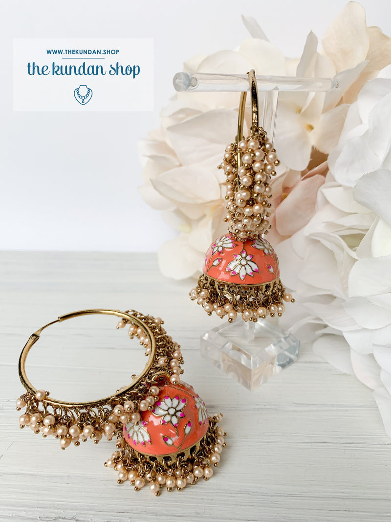 Pearl Clusters & Flowers, Earrings - THE KUNDAN SHOP