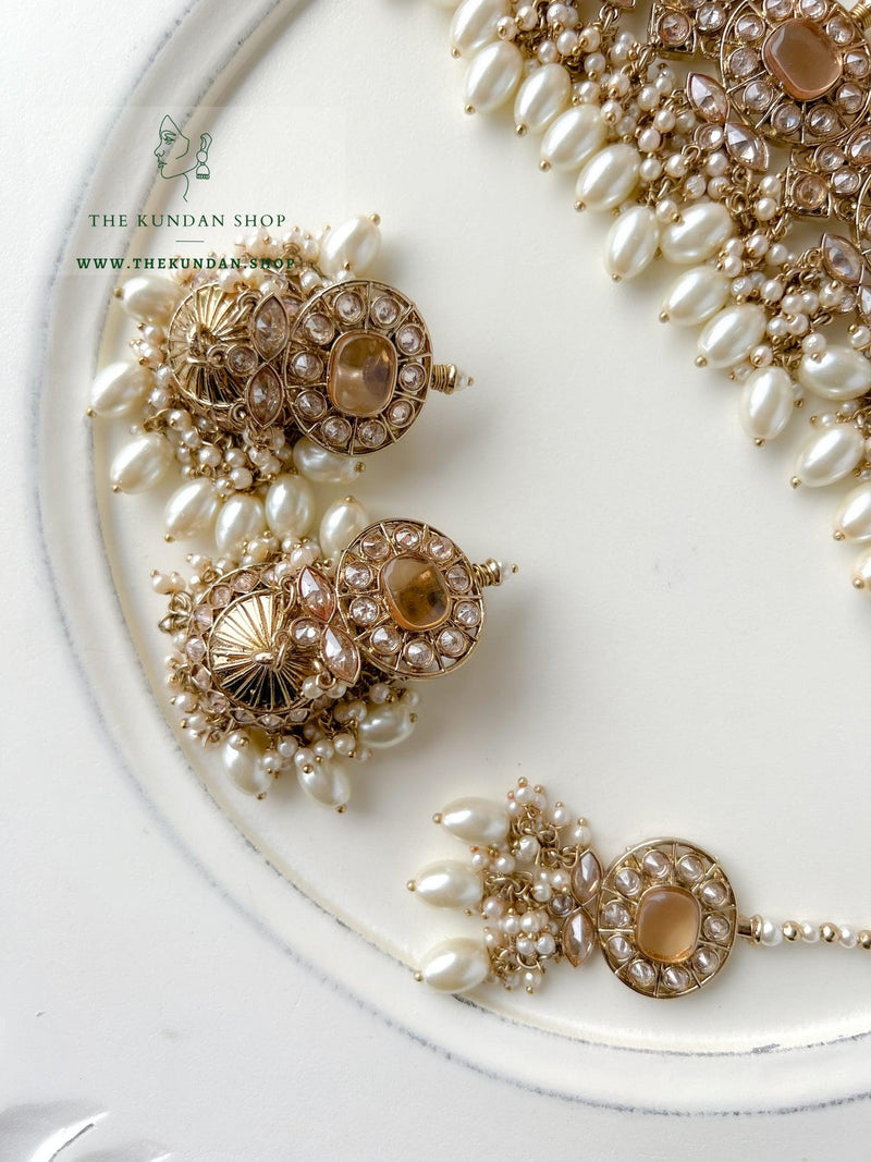 Temptation in Pearl Necklace Sets THE KUNDAN SHOP 