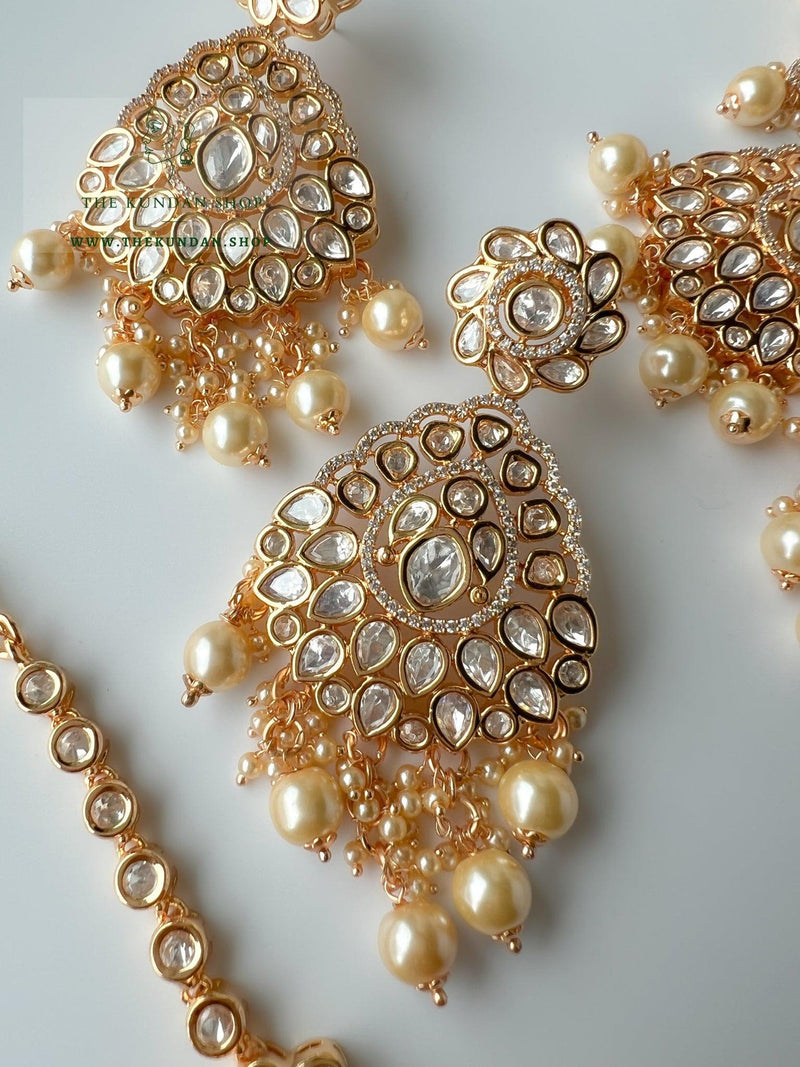 Romance in Pearl Necklace Sets THE KUNDAN SHOP 