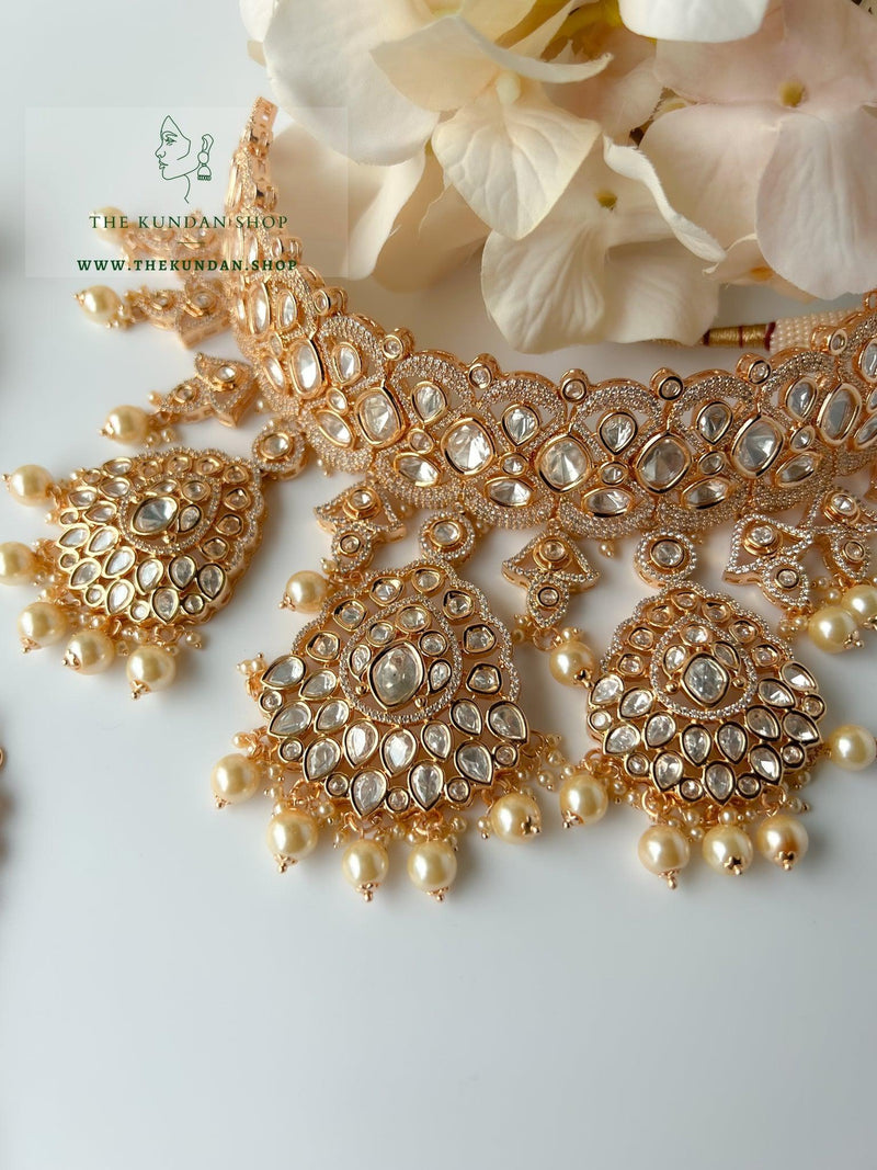 Romance in Pearl Necklace Sets THE KUNDAN SHOP 