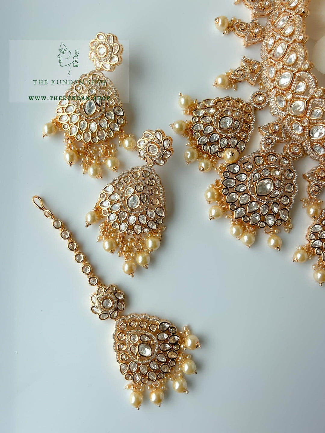 Romance in Pearl Necklace Sets THE KUNDAN SHOP 