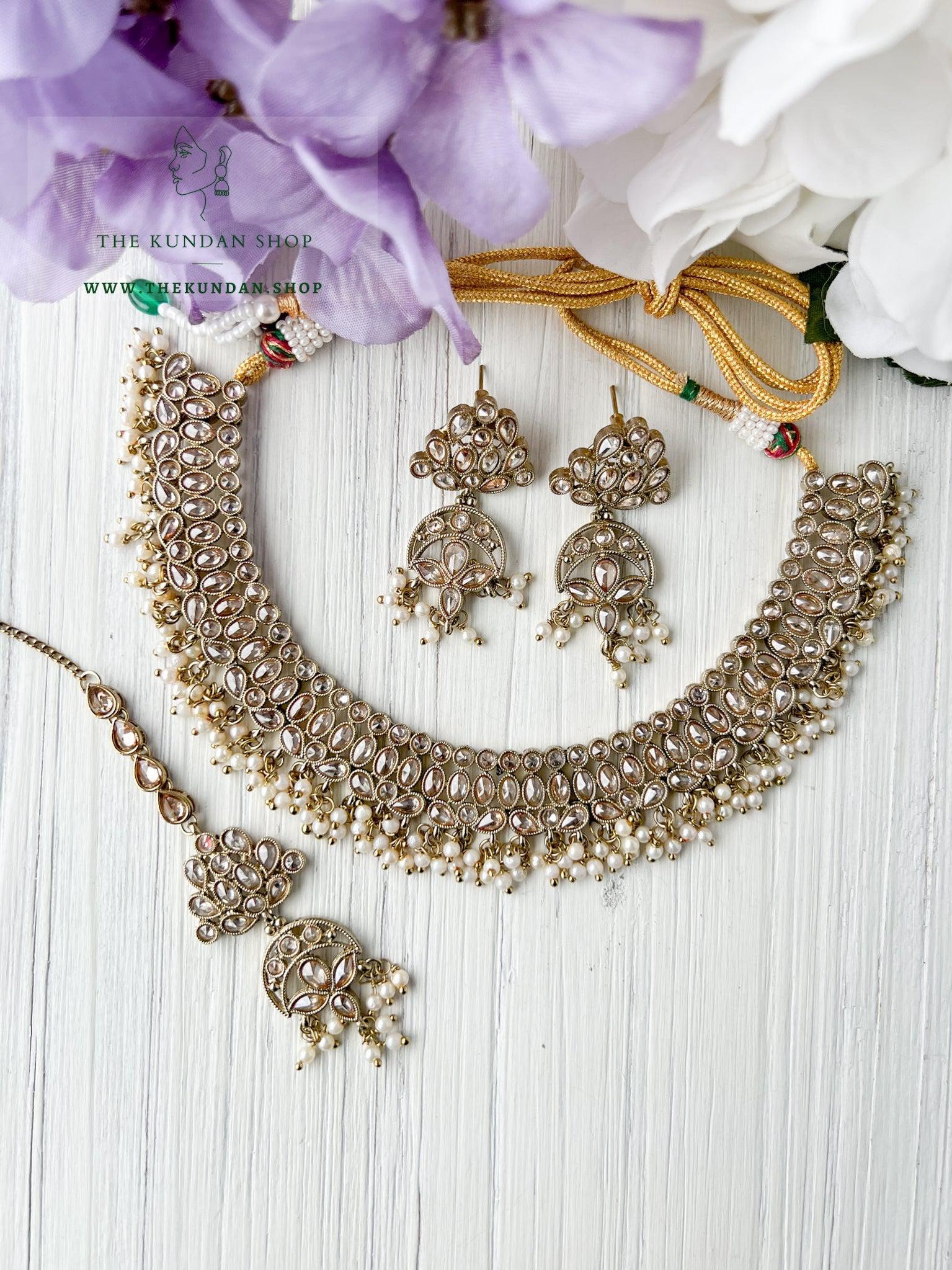 Sensitive in Pearl Necklace Sets THE KUNDAN SHOP 