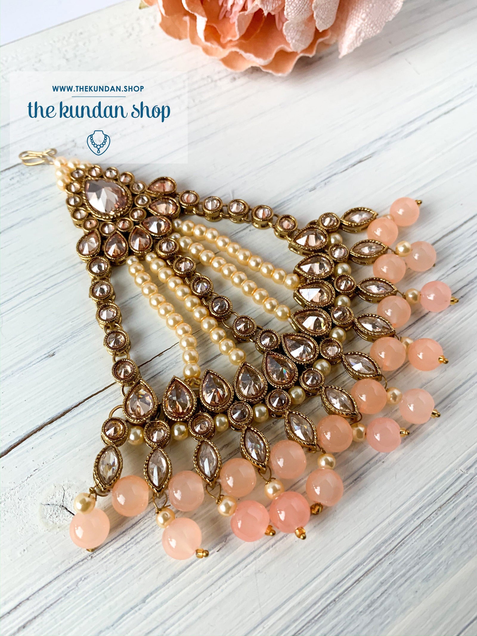 Double Peach Passa, Passa - THE KUNDAN SHOP