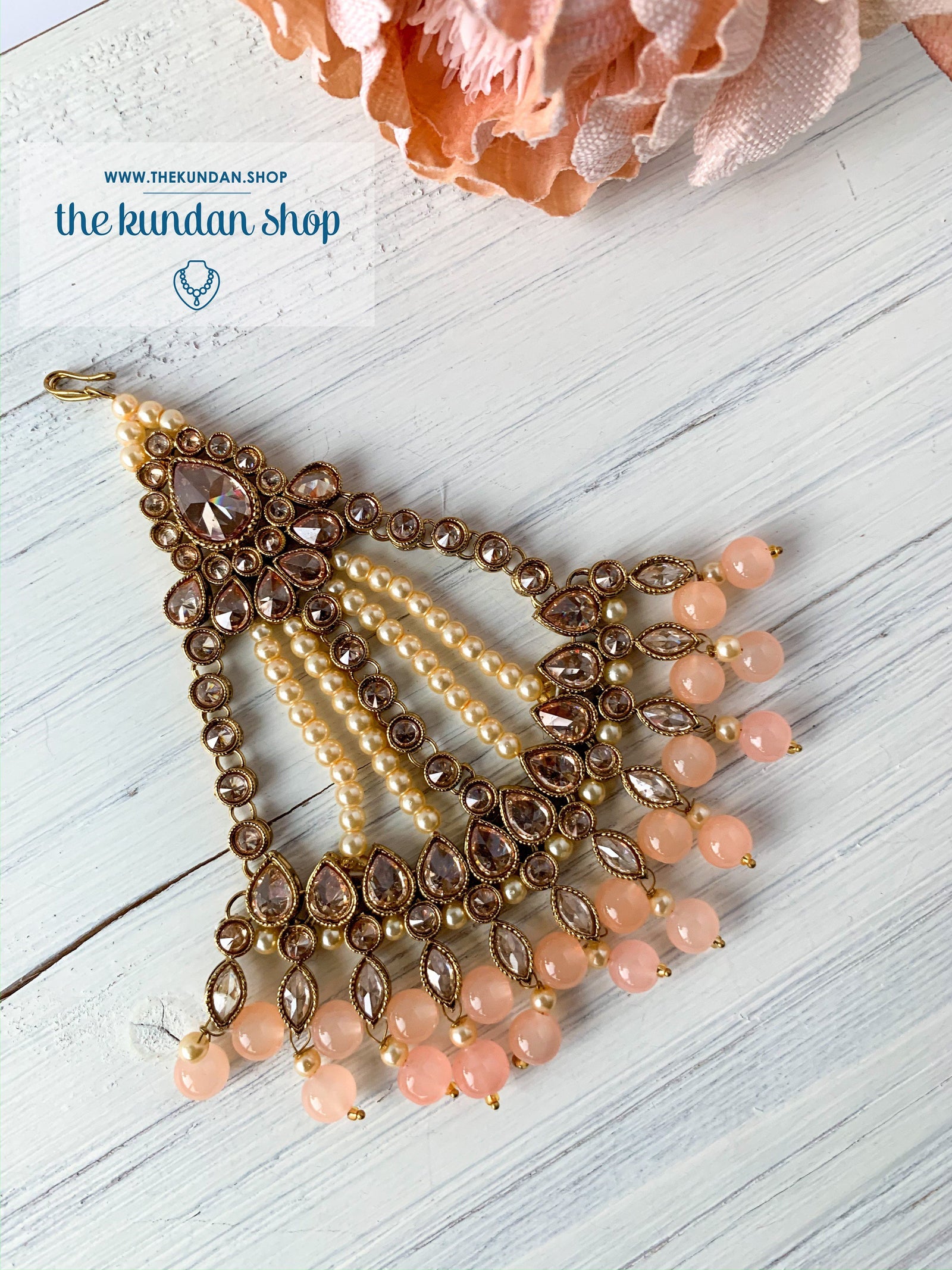 Double Peach Passa, Passa - THE KUNDAN SHOP