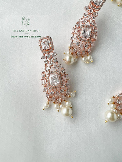 Wholesome in Rose Gold Necklace Sets THE KUNDAN SHOP 