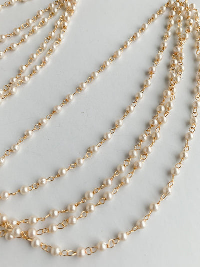 Classic Pearl Saharay Sahara Earrings THE KUNDAN SHOP 