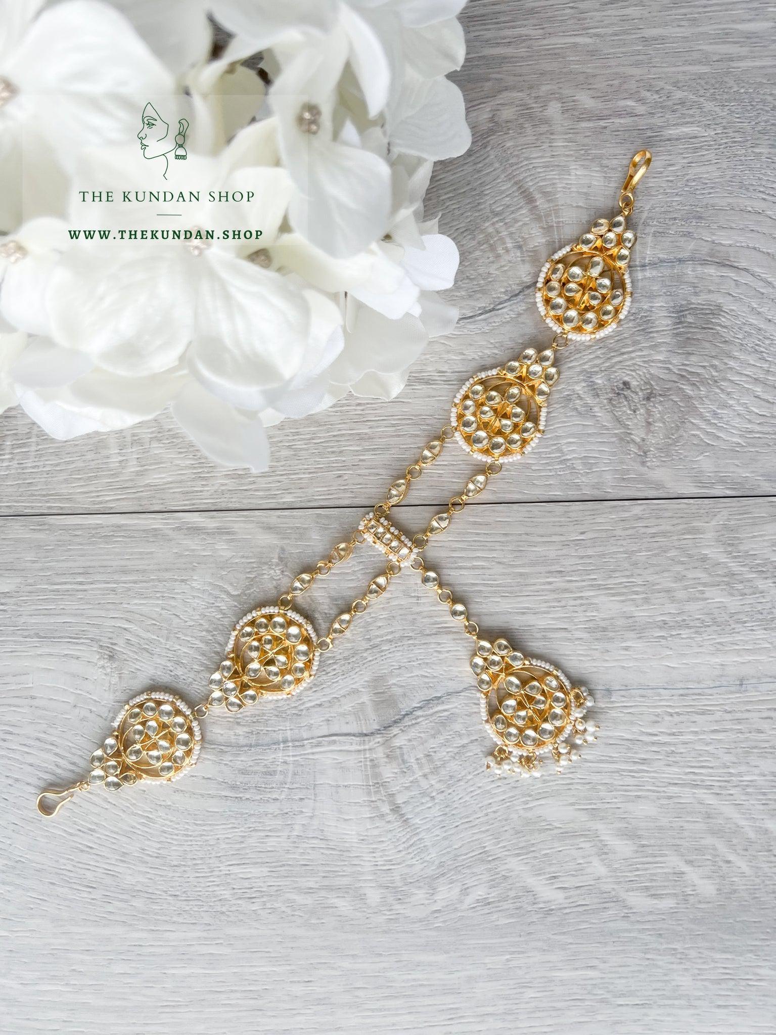 Pearl Choices - Headband Mathapathi THE KUNDAN SHOP 