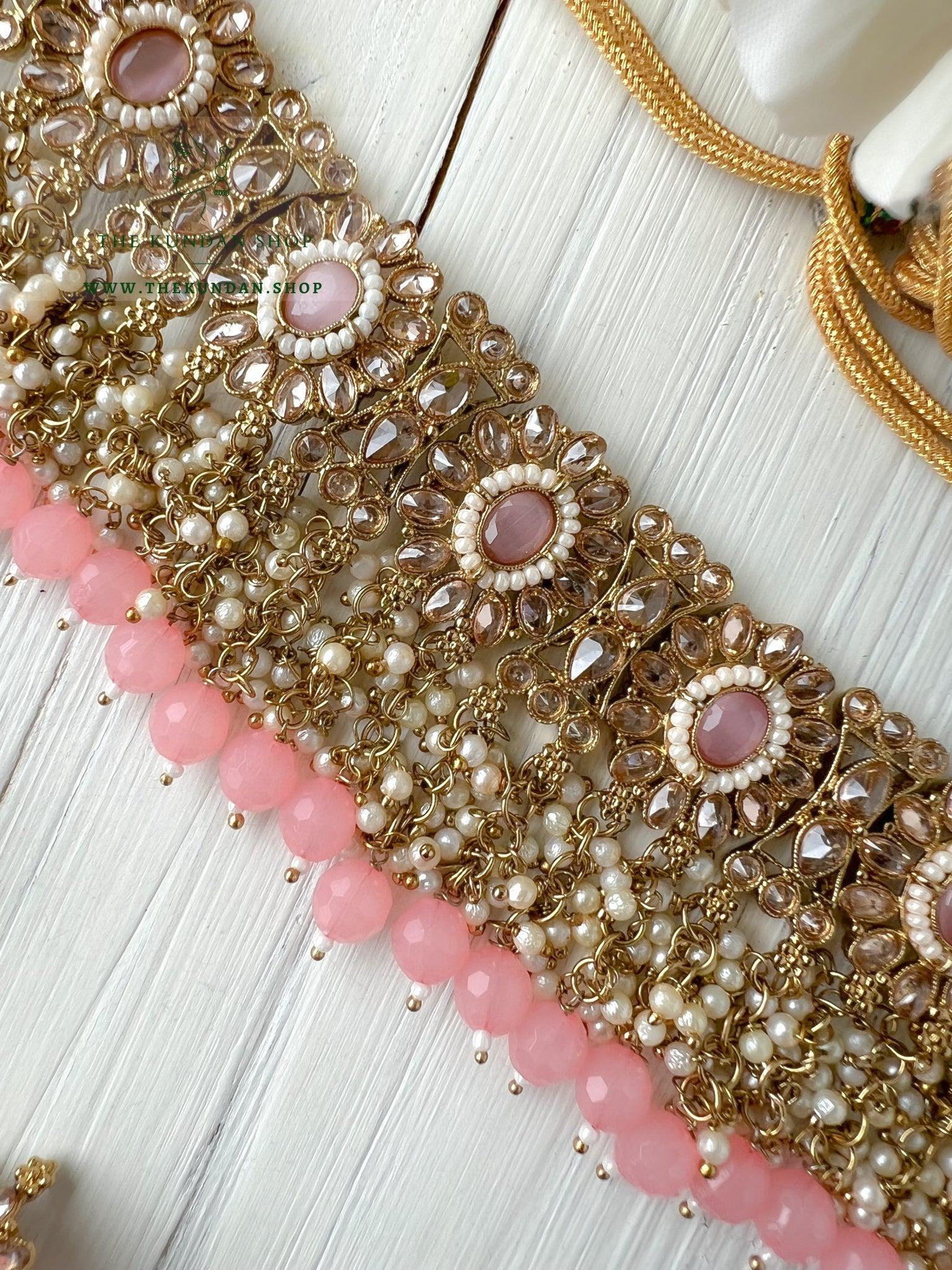 Rebel in Pink Necklace Sets THE KUNDAN SHOP 