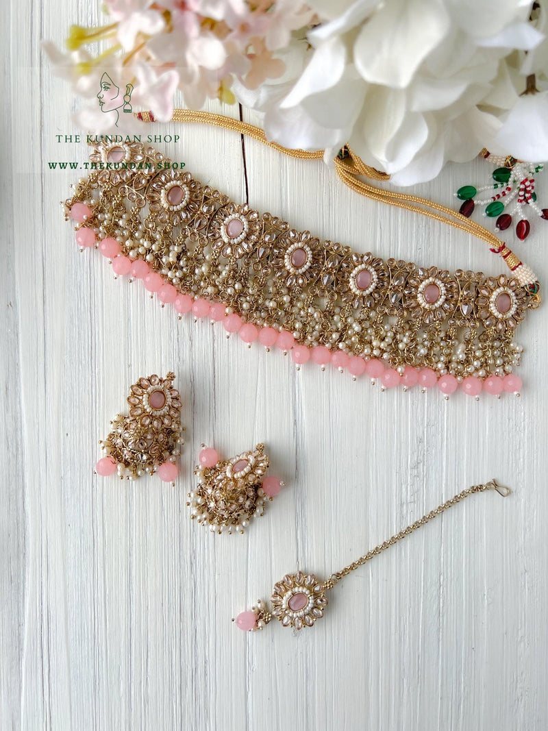 Rebel in Pink Necklace Sets THE KUNDAN SHOP 