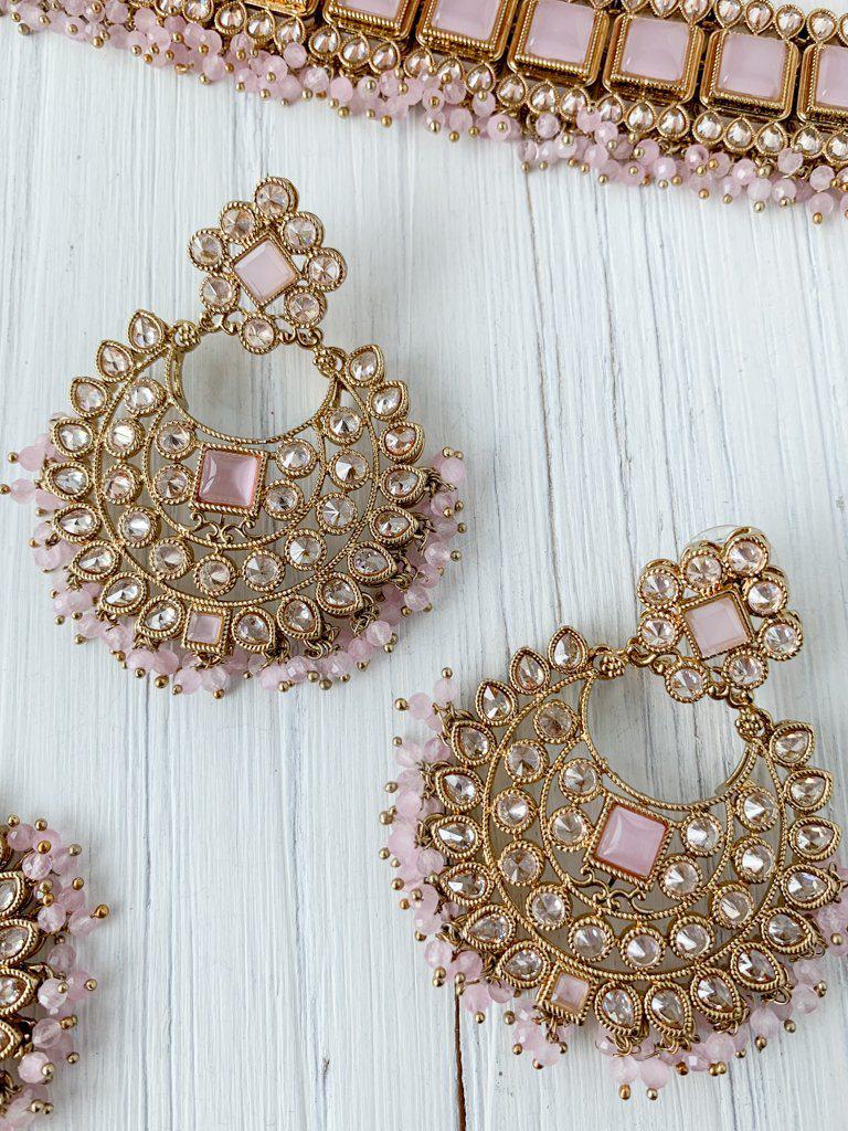 Attract in Pink Necklace Sets THE KUNDAN SHOP 