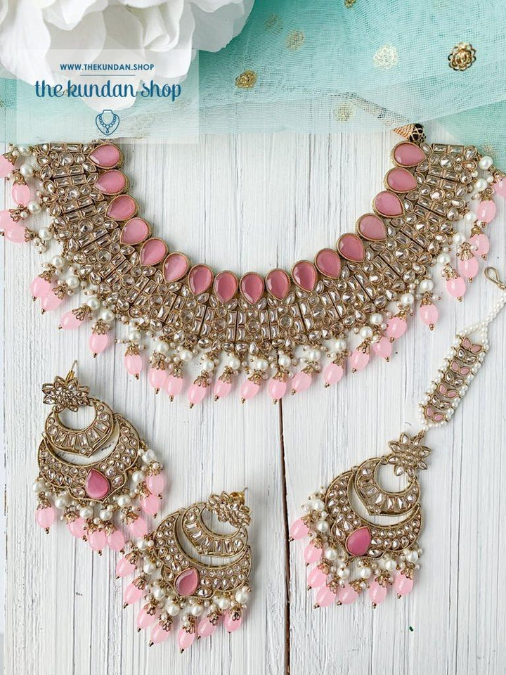 Audacious in Pink Necklace Sets THE KUNDAN SHOP 