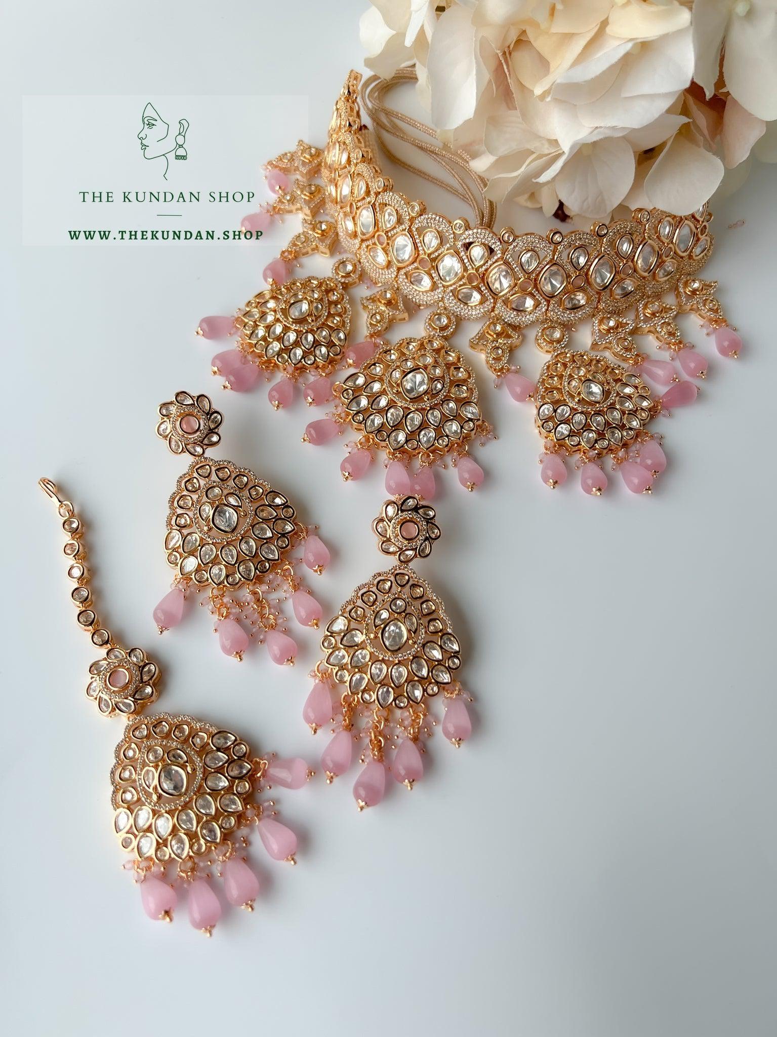 Romance in Pink Necklace Sets THE KUNDAN SHOP 