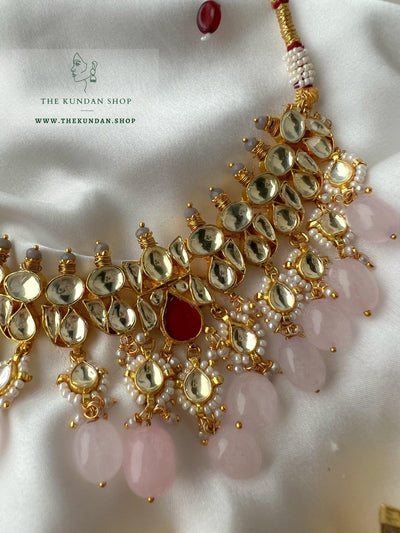 Sweetheart in Pinks Necklace Sets THE KUNDAN SHOP 