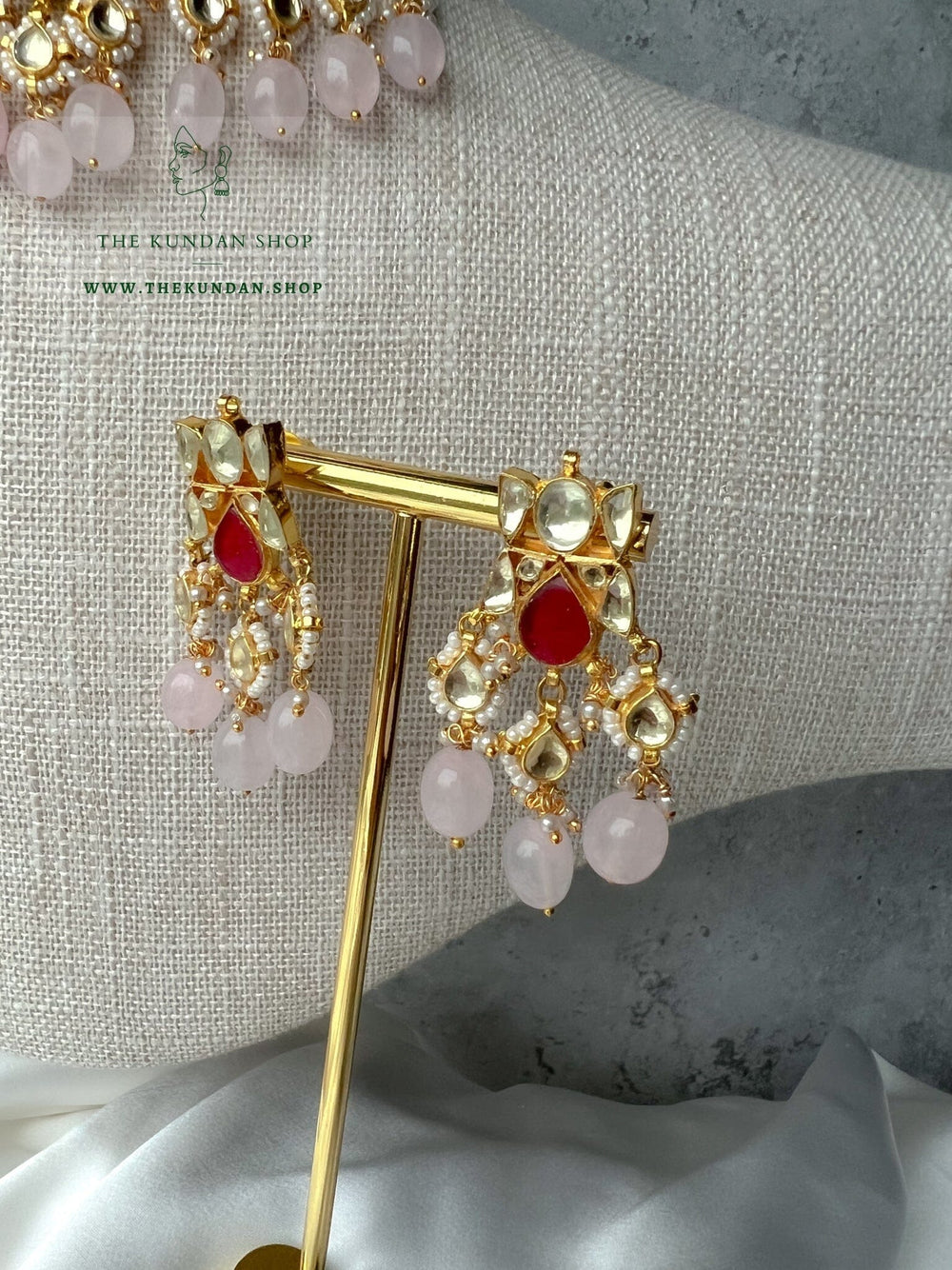 Sweetheart in Pinks Necklace Sets THE KUNDAN SHOP 
