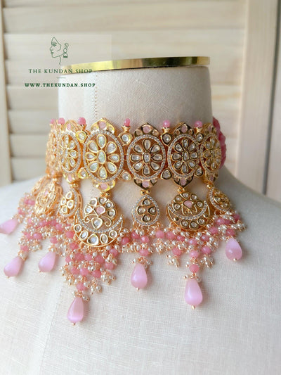 Elite Kundan in Pink Necklace Sets THE KUNDAN SHOP 