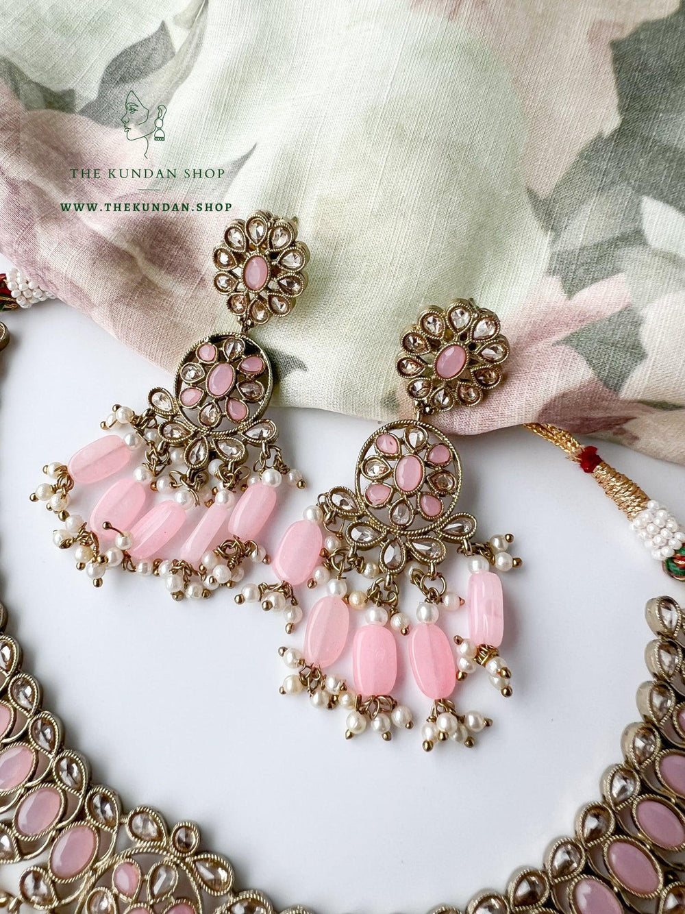 Tonights Best in Pink Necklace Sets THE KUNDAN SHOP 